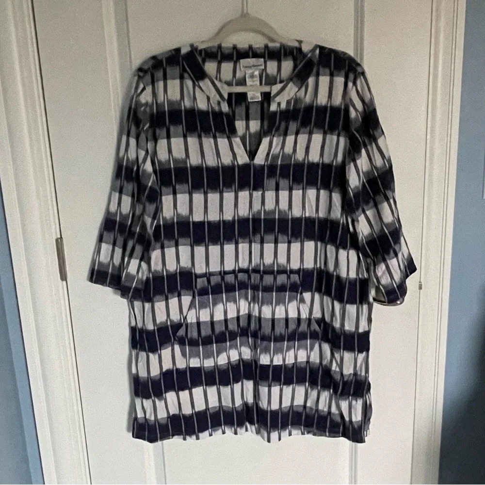 Tommy Bahama ikat tunic / Shirt Dress 18717
